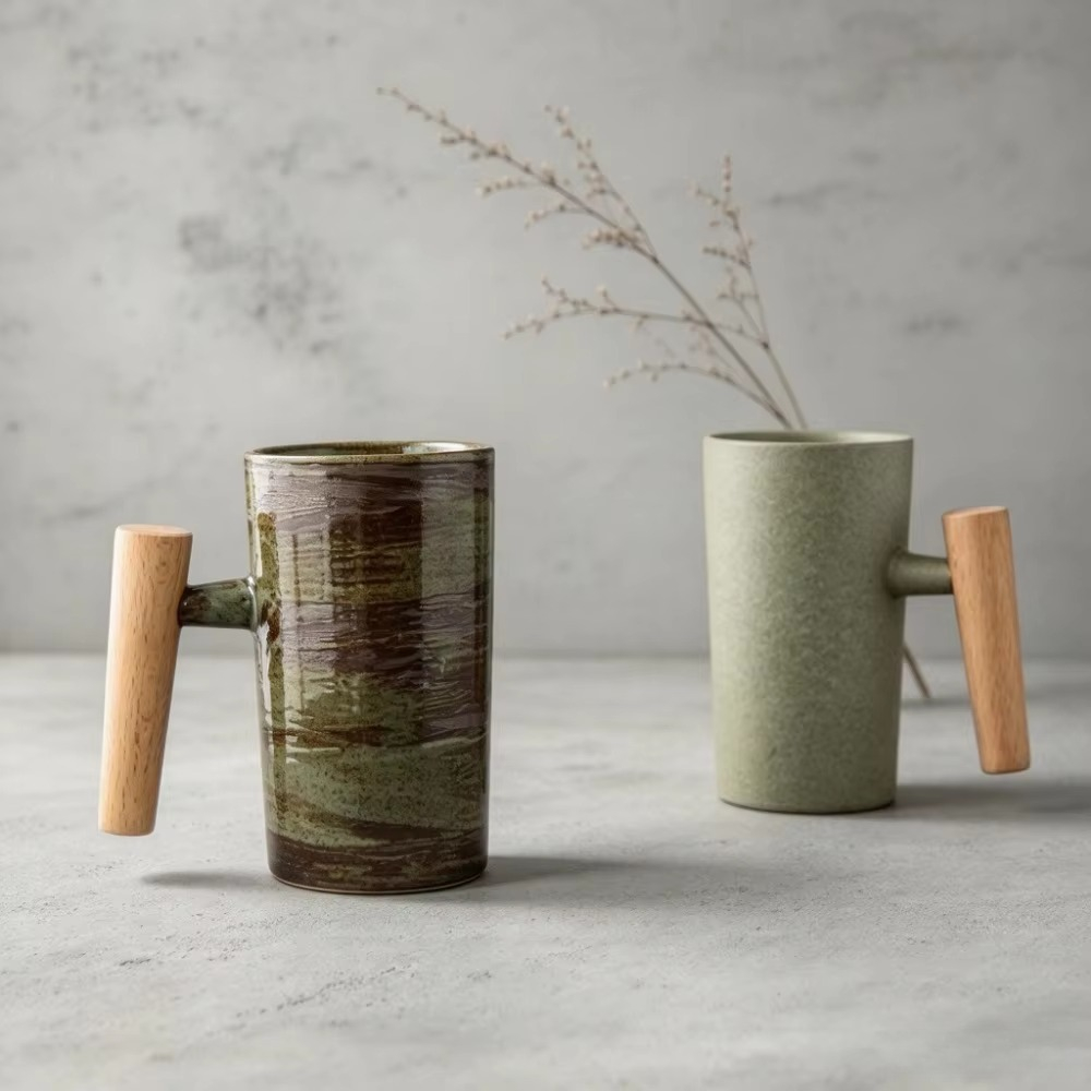 Japanese Pottery - Tazza da caffè in ceramica ispirata