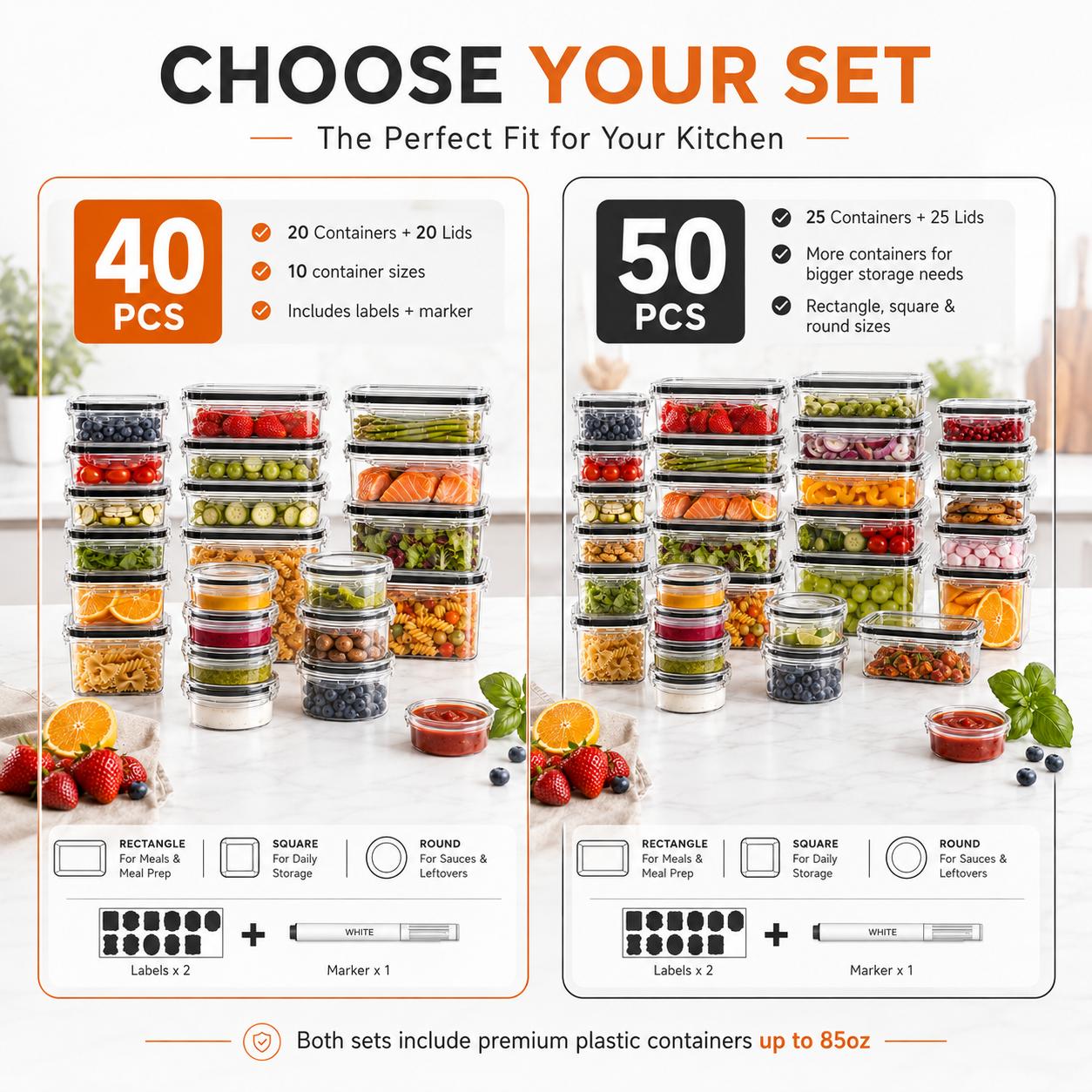 50 pezzi/25 confezioni: conten - Bento Box recensione e prezzo